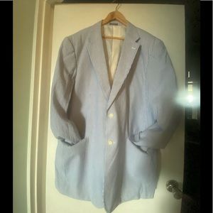 Marconi blue & white  strip blazer 🔥🔥